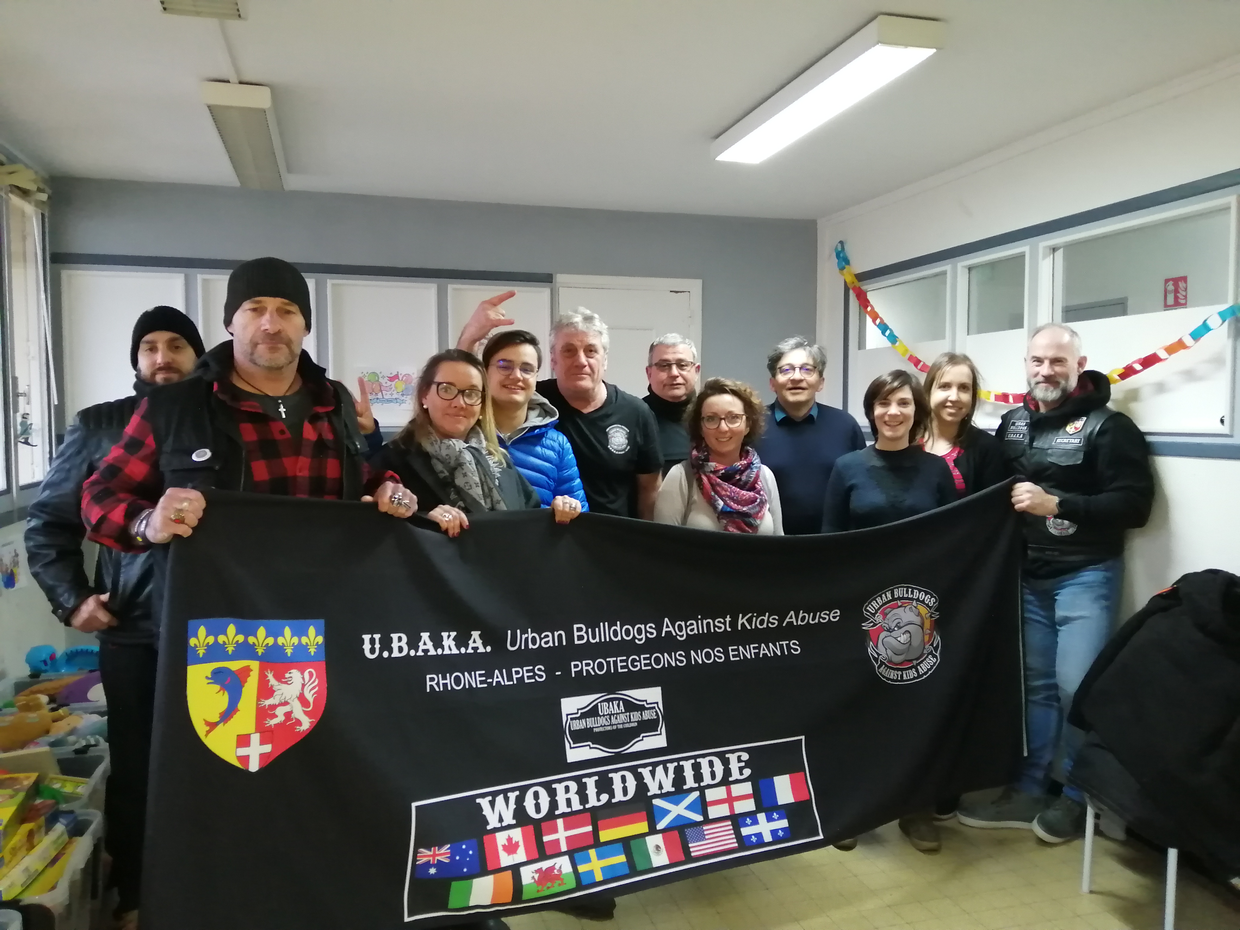 Les bikers de l’association U.B.A.K.A se mobilisent à Villefranche et Belleville-sur-Saône